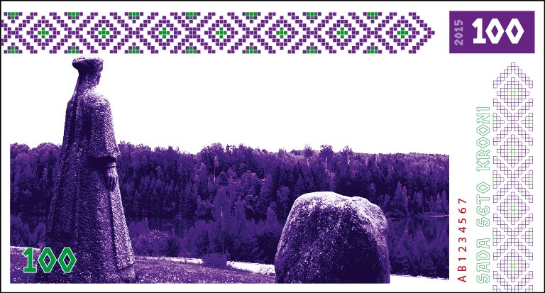 Sada seto krooni – esikülg